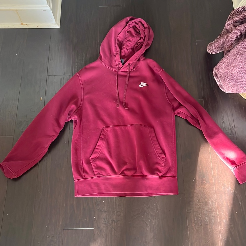 Red Nike sweatshirt size small